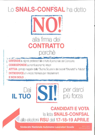 No alla firma del contratto!